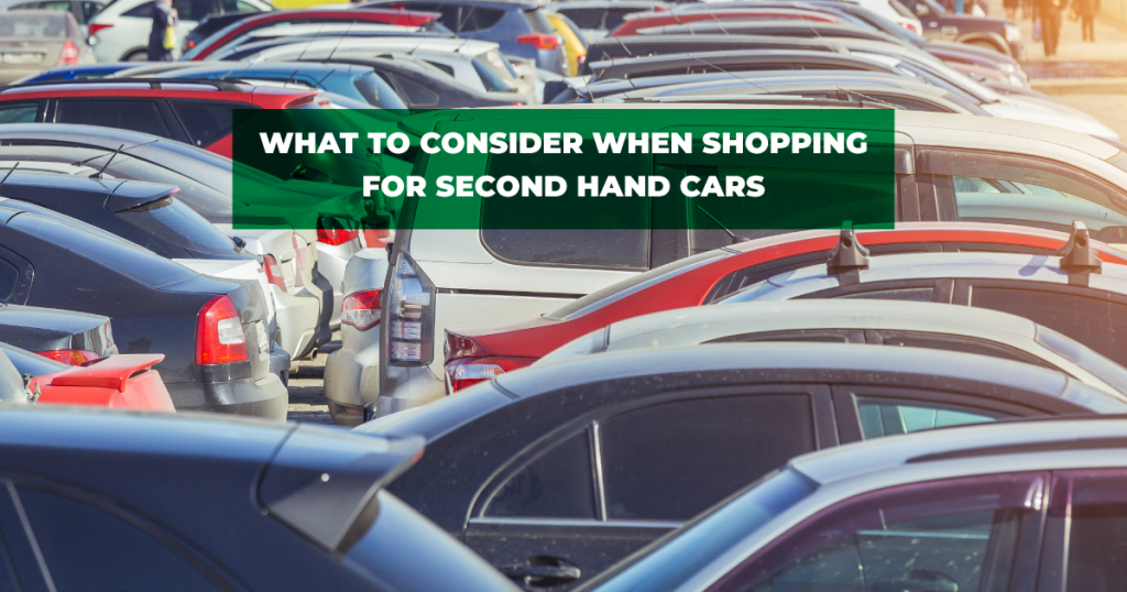 Tips when shopping for used cars