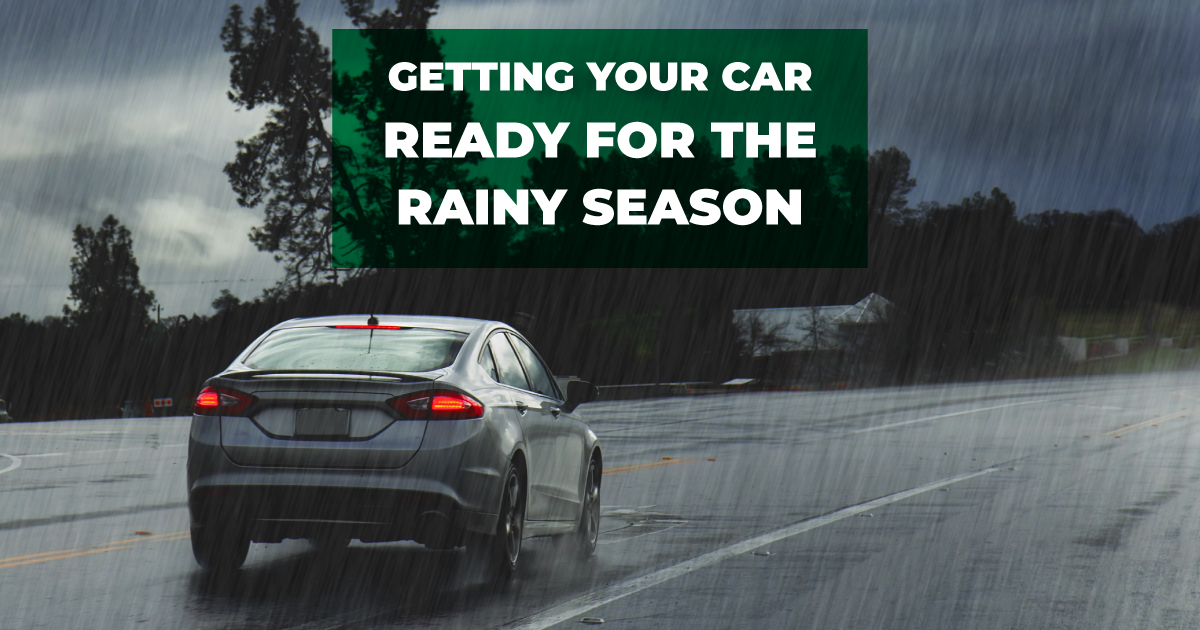 How to get your car ready for the rainy season