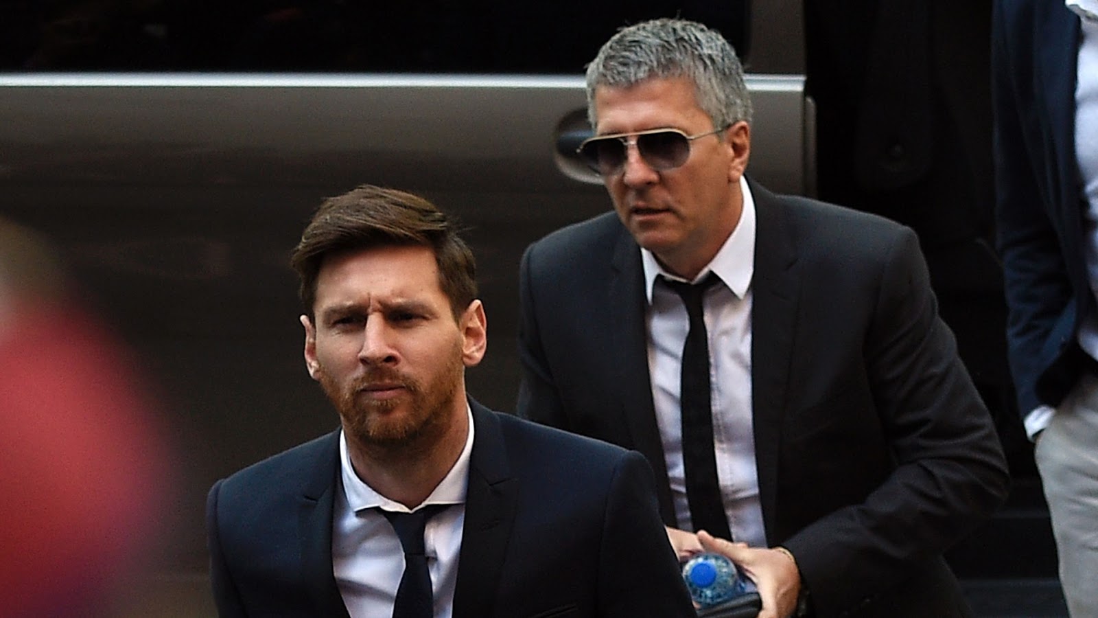 Lionel Messi and his father - Messi Father Car Crash