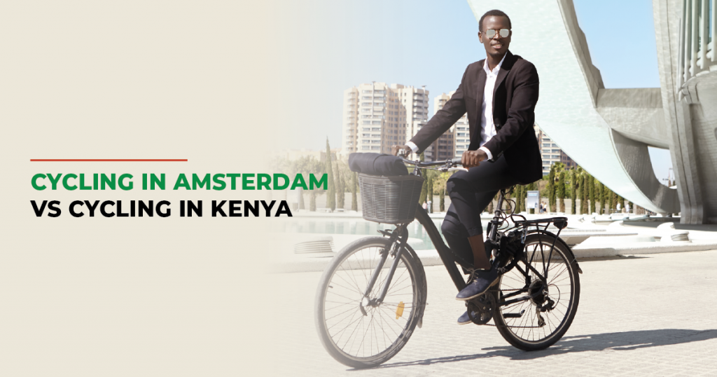 Cycling inAmsterdam vs cycling in Kenya