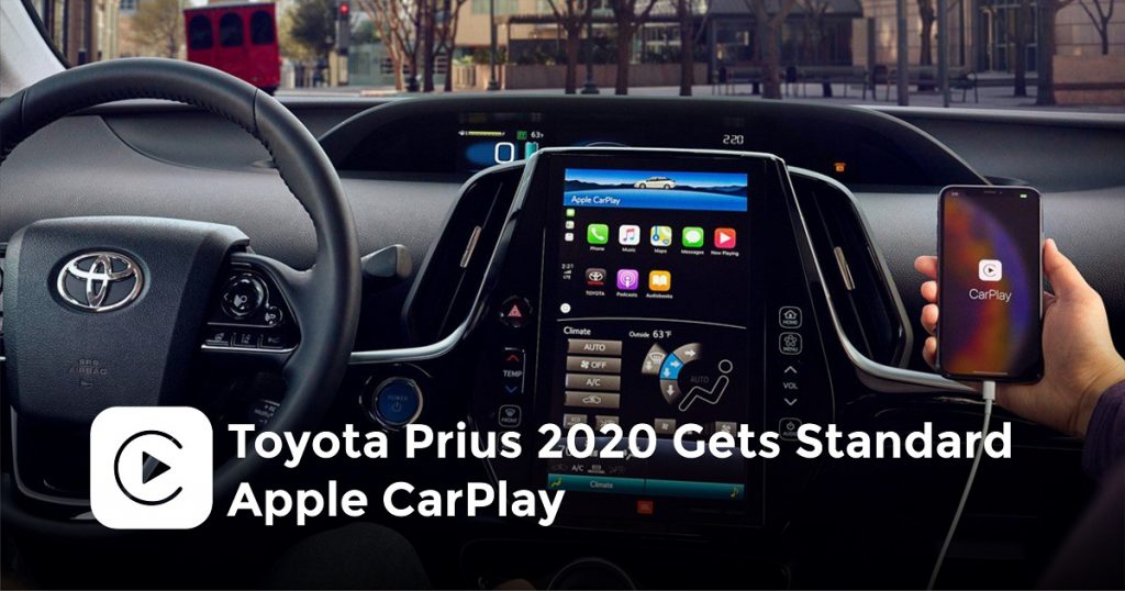Toyota Prius Apple carplay 2020