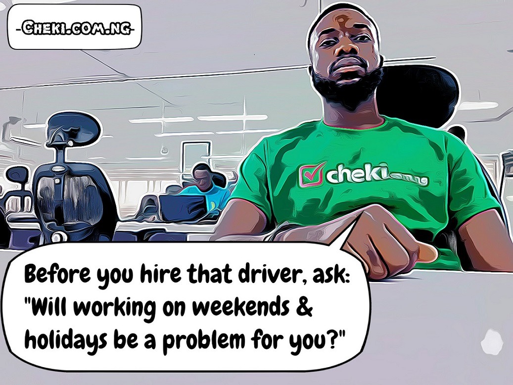 Driver interview questions - Cheki Nigeria