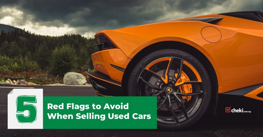 Used car sellers red flags