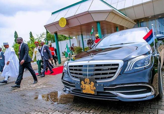 Buhari and Mercedes S-Class - African President Cars