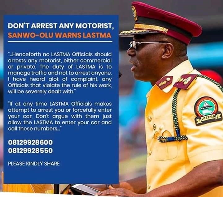 LASTMA fake news 4