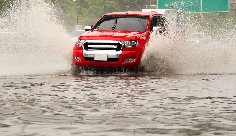 Driving Through Flooded Roads