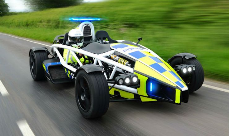 Fastest police cars in the world - Ariel Atom - The United Kingdom