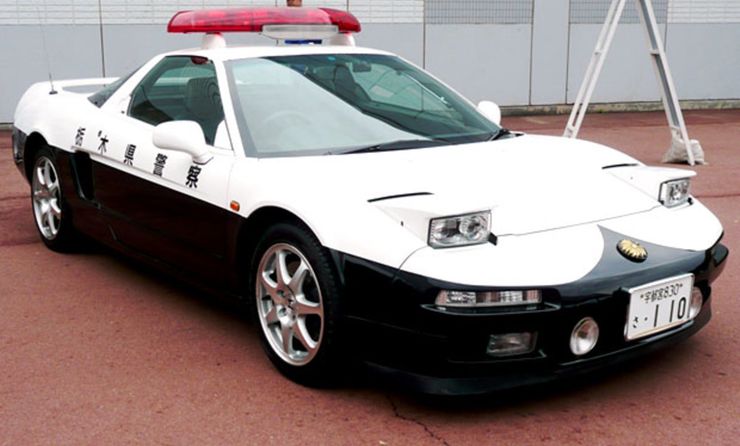 Fastest police cars in the world - Honda NSX - Japan