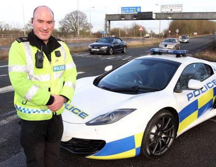 Fastest police cars in the world - McLaren MP4-12C