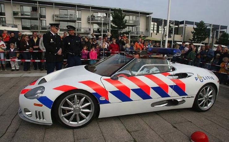 Fastest police cars in the world - Spyker C8 - The United Kingdom