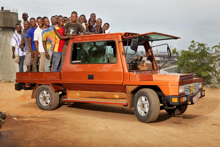 Turtle cars made in Ghana